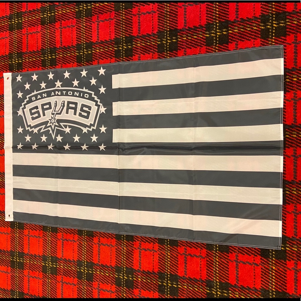 Brand new San Antonio Spurs banner flag